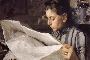 Anders Zorn, Emma Zorn reading